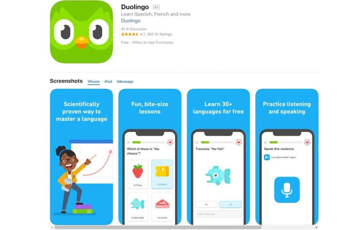 App App idiomas