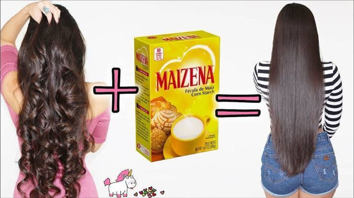 Fashion Cabello Liso Natural Con Maizena 🌽 Este Alisado Sin Calor🔥