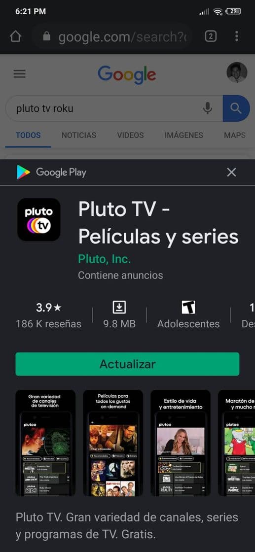 App Aplicación 