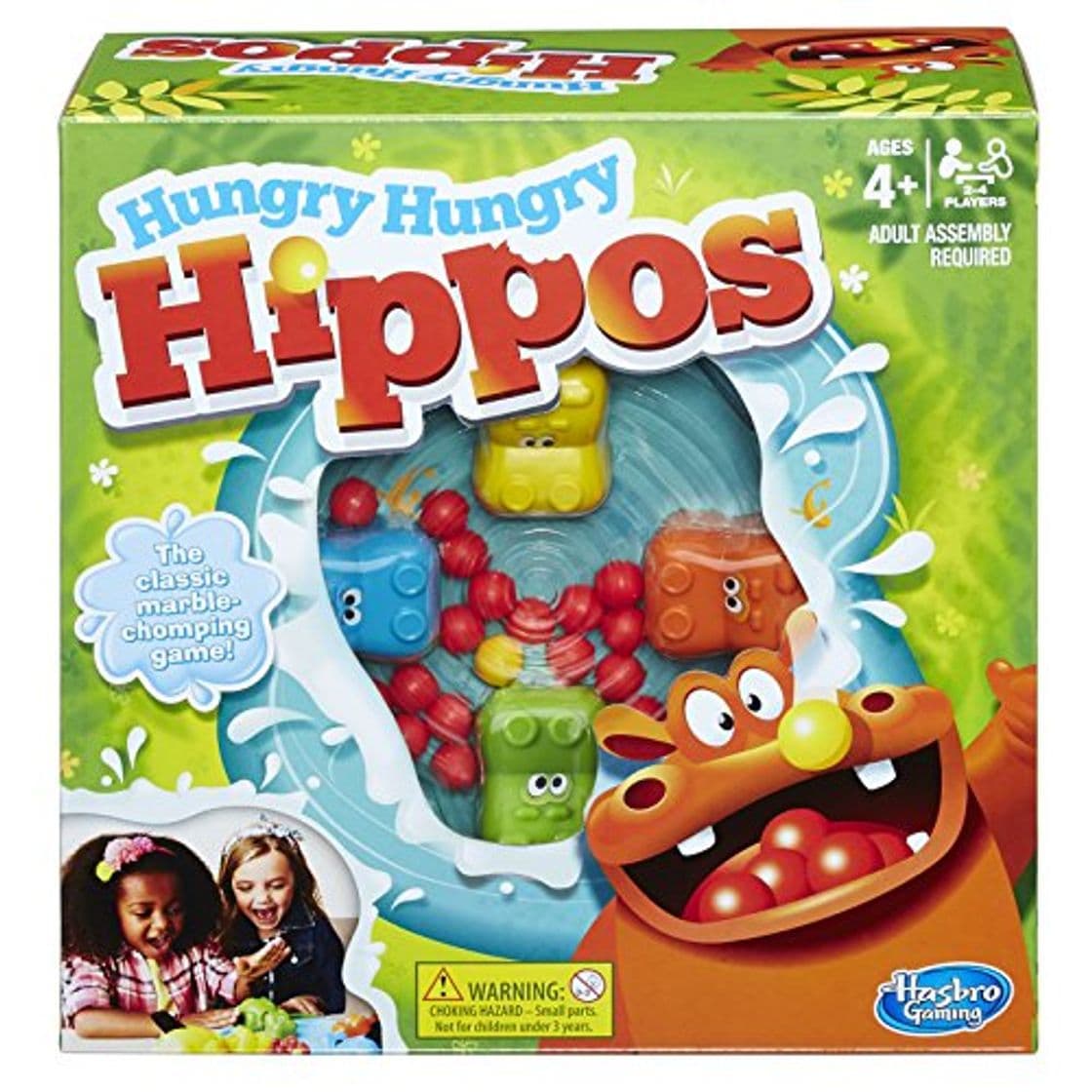 Product Hasbro Juguete de hipopótamos hambrientos, Multicolor