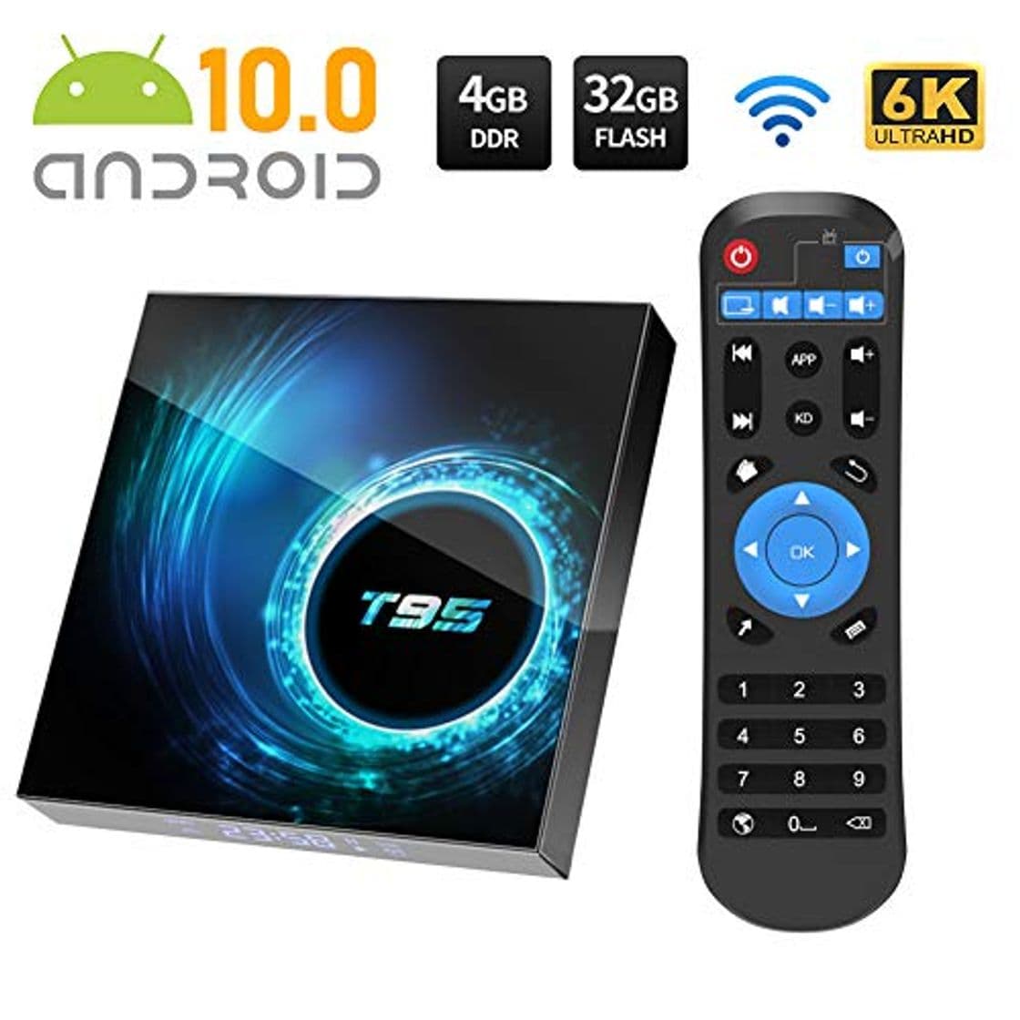 Product Android TV Box, T95 Android 10.0 TV Box 4GB RAM