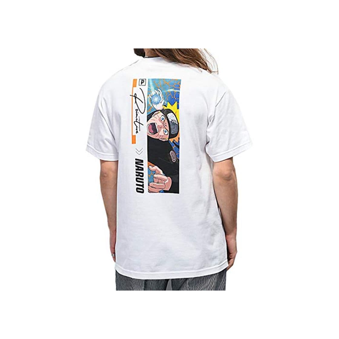 Moda Primitive x Naruto Men's Combat Short Sleeve T Shirt White S