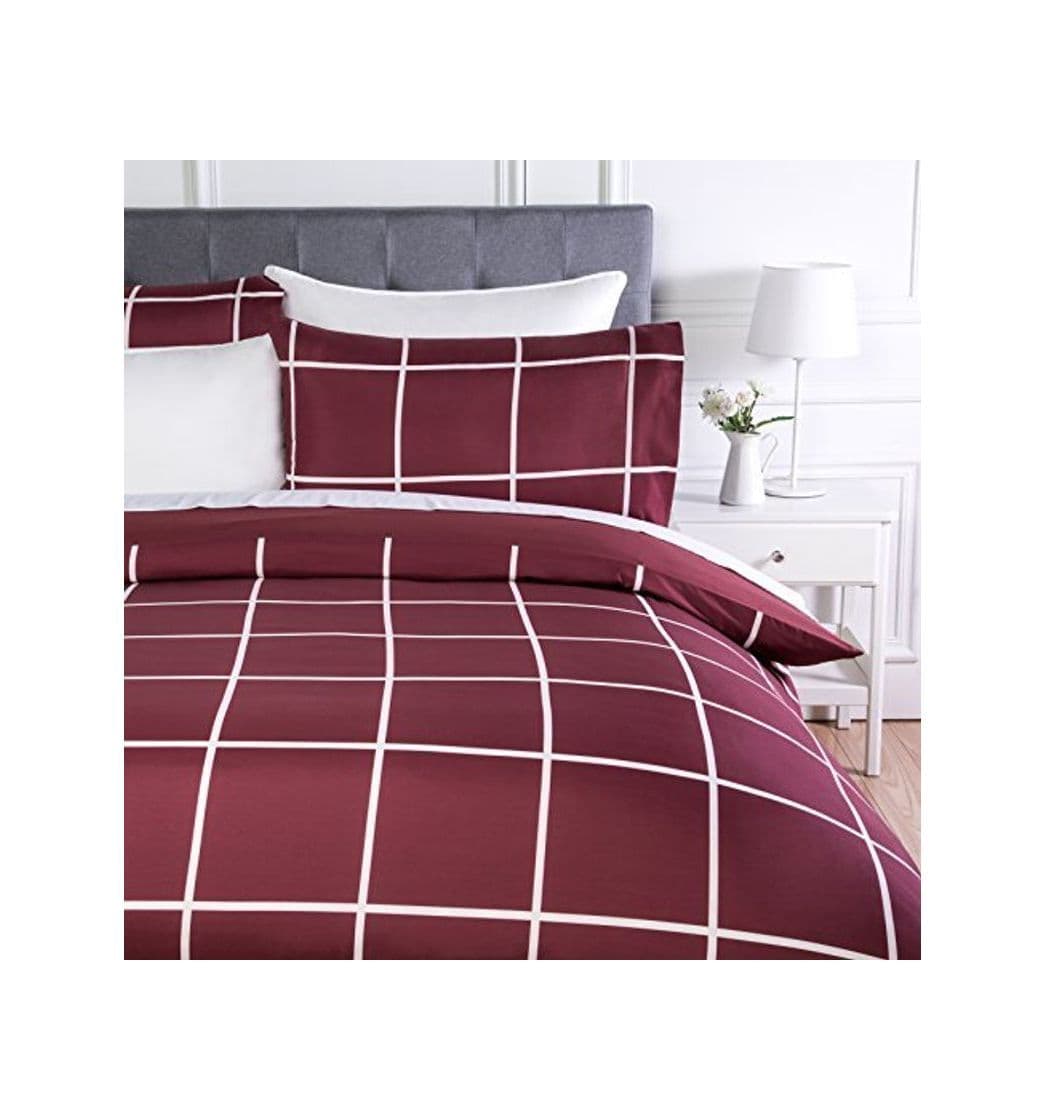 Product AmazonBasics - Juego de ropa de cama con funda de edredón, de