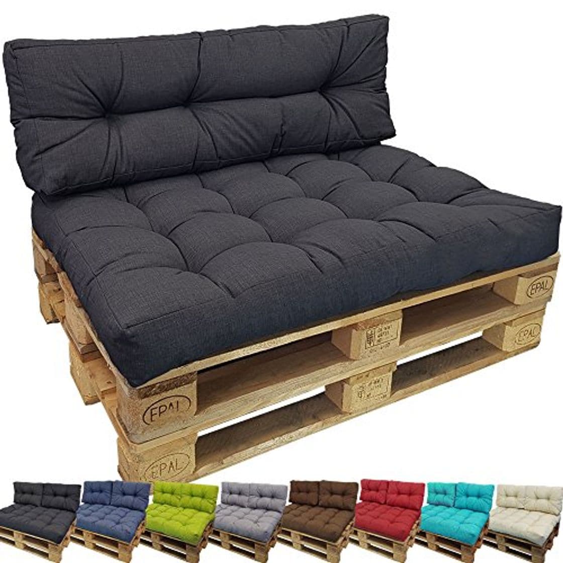 Producto PROHEIM Cojin Palés Tino Lounge - Cojin De Asiento O Respaldo para