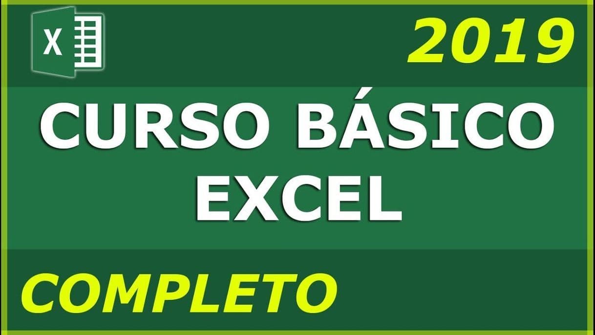 Moda CURSO BÁSICO DE EXCEL - COMPLETO 2020 