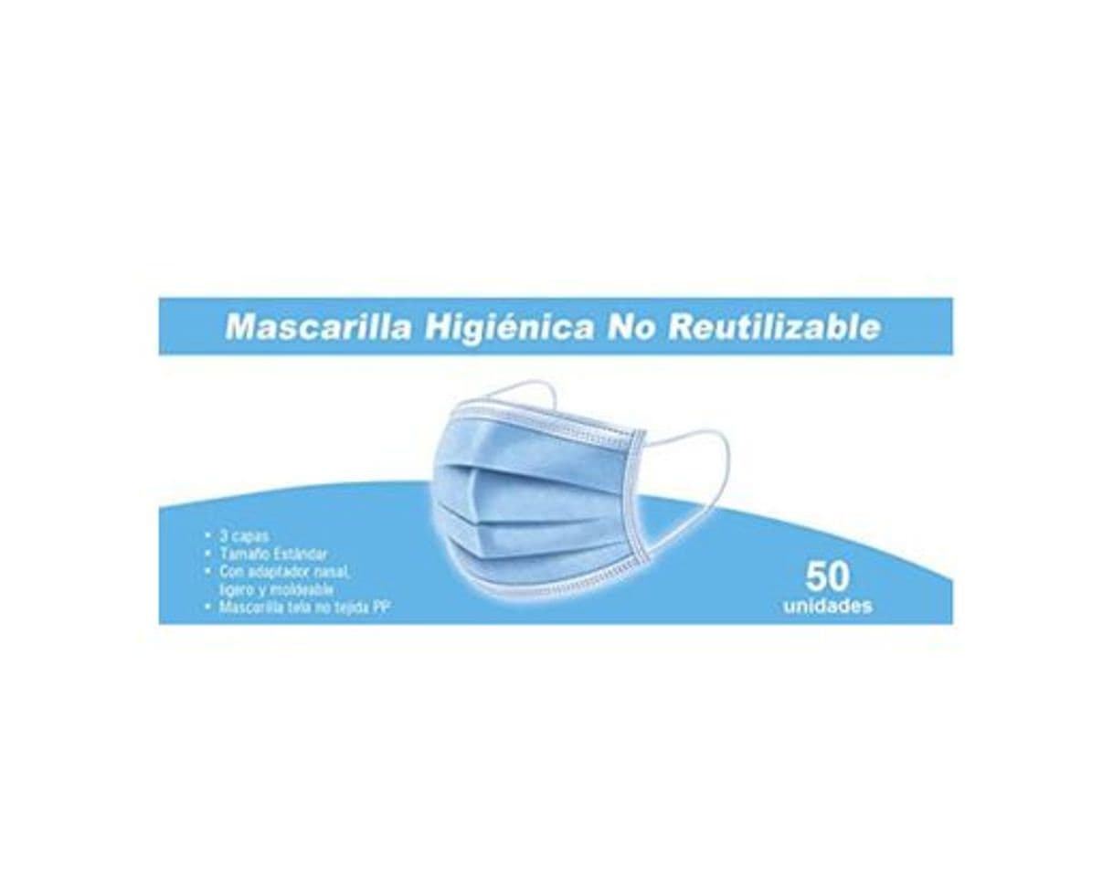 Product Mascarillas Higiénicas Desechables, 3 Capas