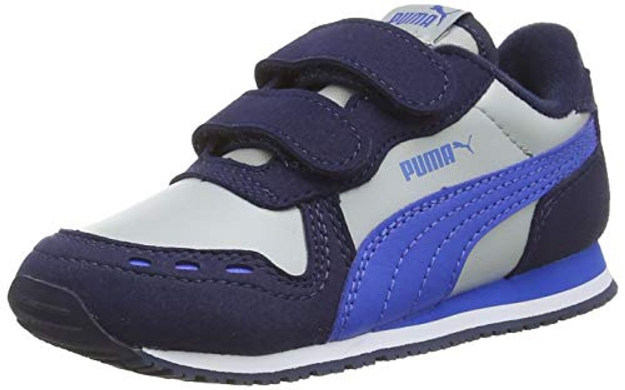 Moda PUMA Cabana Racer SL V INF, Zapatillas Unisex niños, Gris