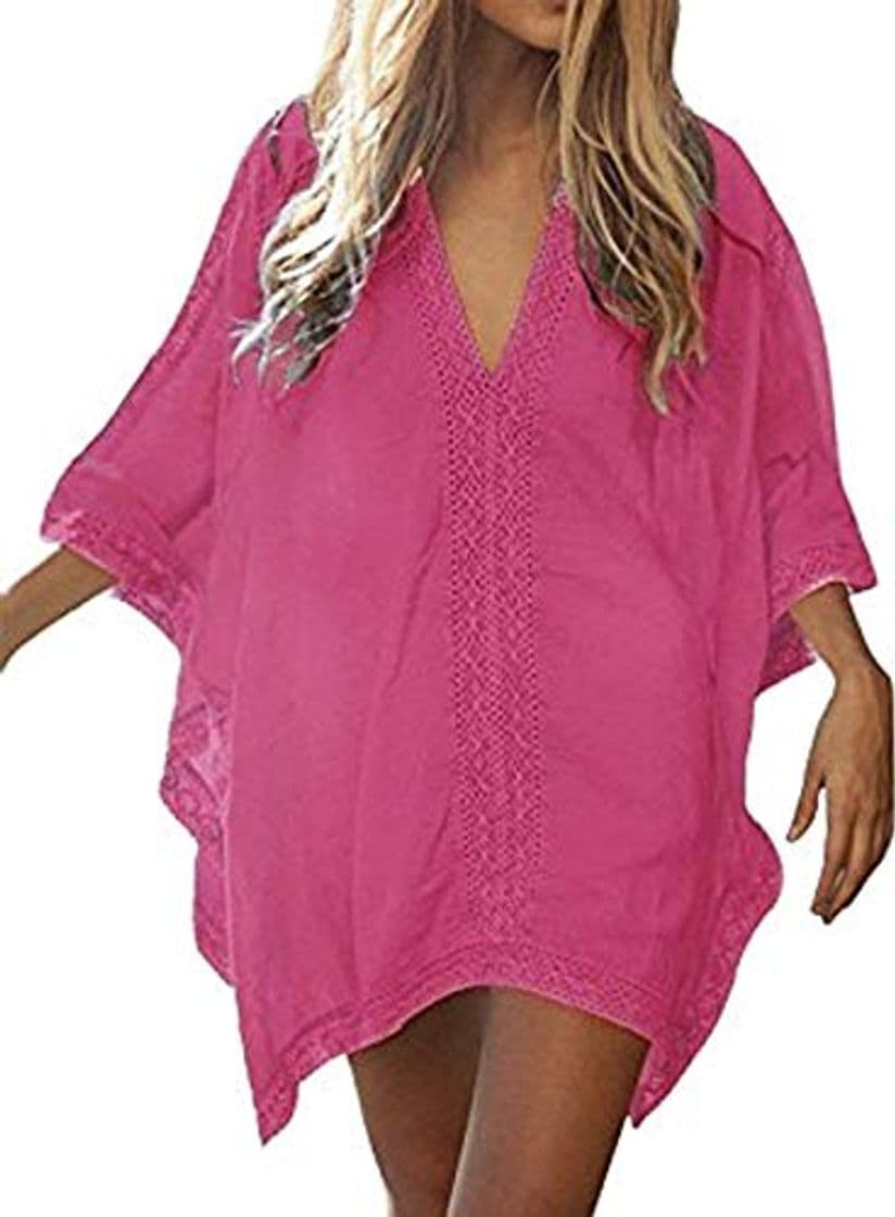 Fashion JFAN Vestido Suelto de Bikini Mujer Ropa de Baño Playa Traje de Baño Vestido de Bikini Camisolas y Pareos