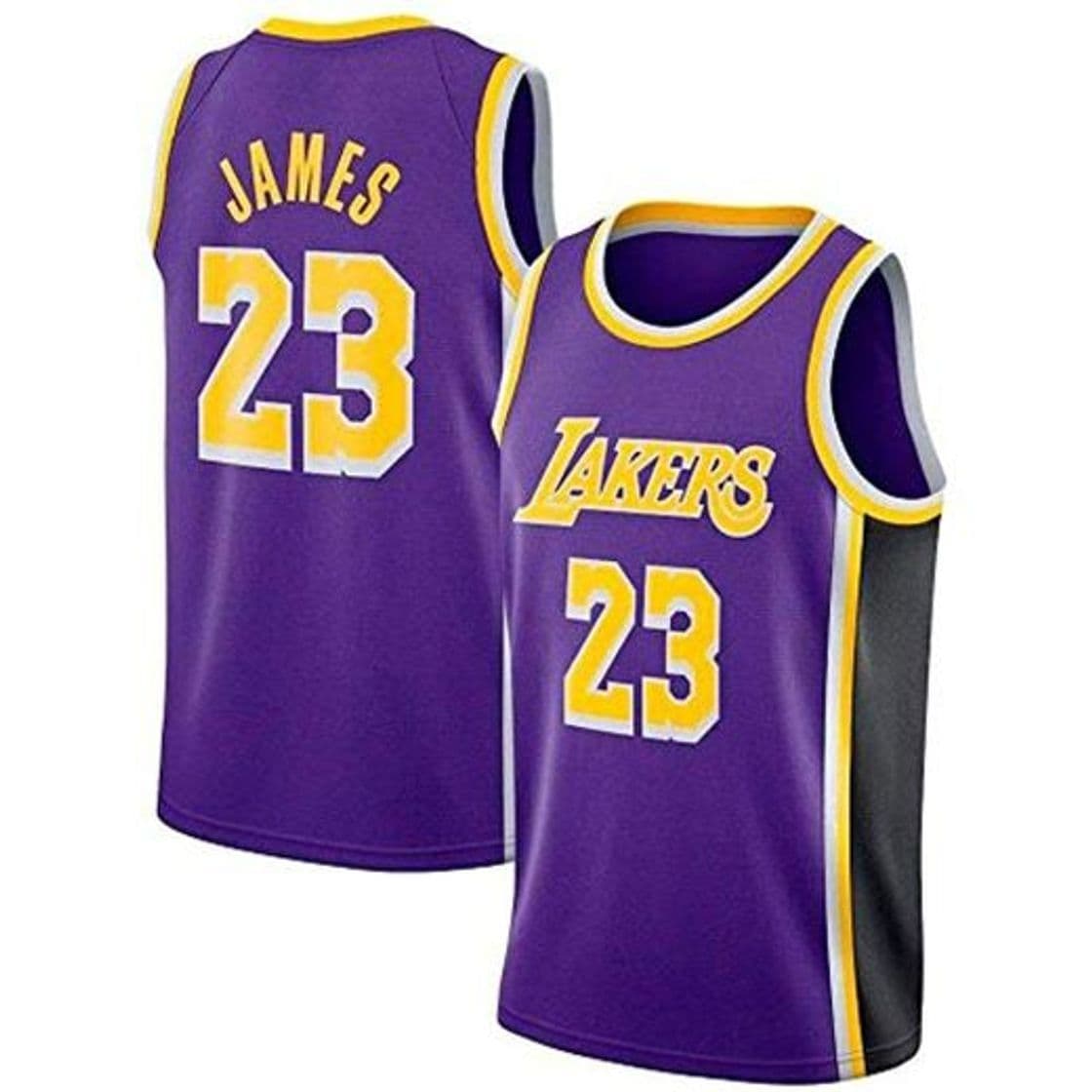 Fashion BHDYHM Jersey De Hombre Lakers 23# Lebron James Camisa Baloncesto Retro Uniforme