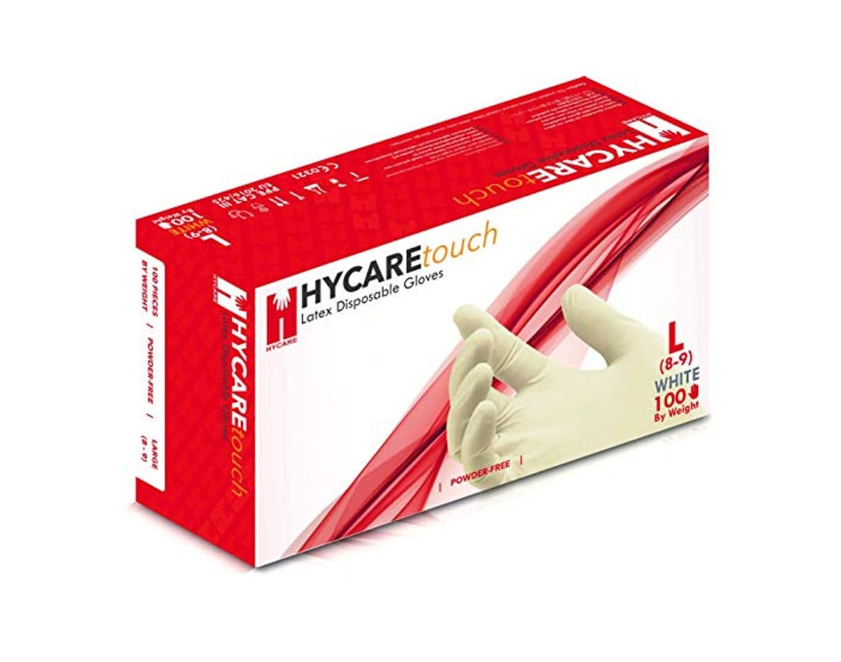 Producto Hycare Guantes Desechables sin Polvo de Látex, Talla L