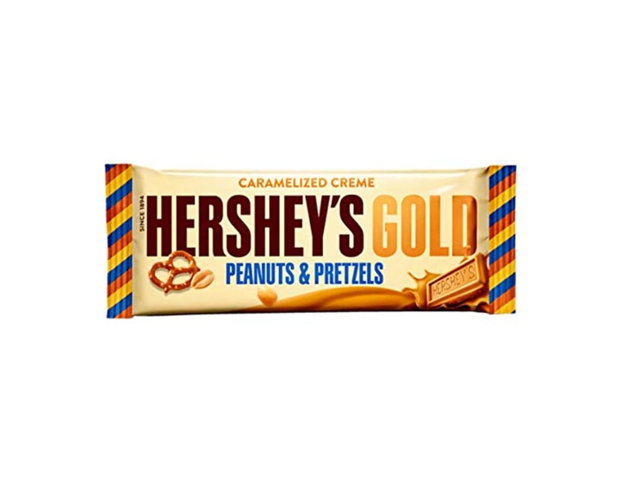 Producto Hershey's Gold Caramelised Creme Cacahuetes y Pretzels Bar