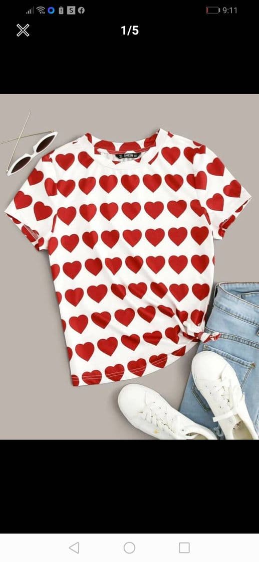 Product Blusa de corazones