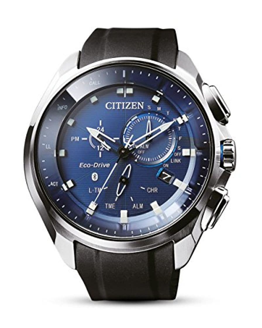 Fashion CITIZEN Reloj para Hombre de Energía Solar con Correa en Goma BZ1020