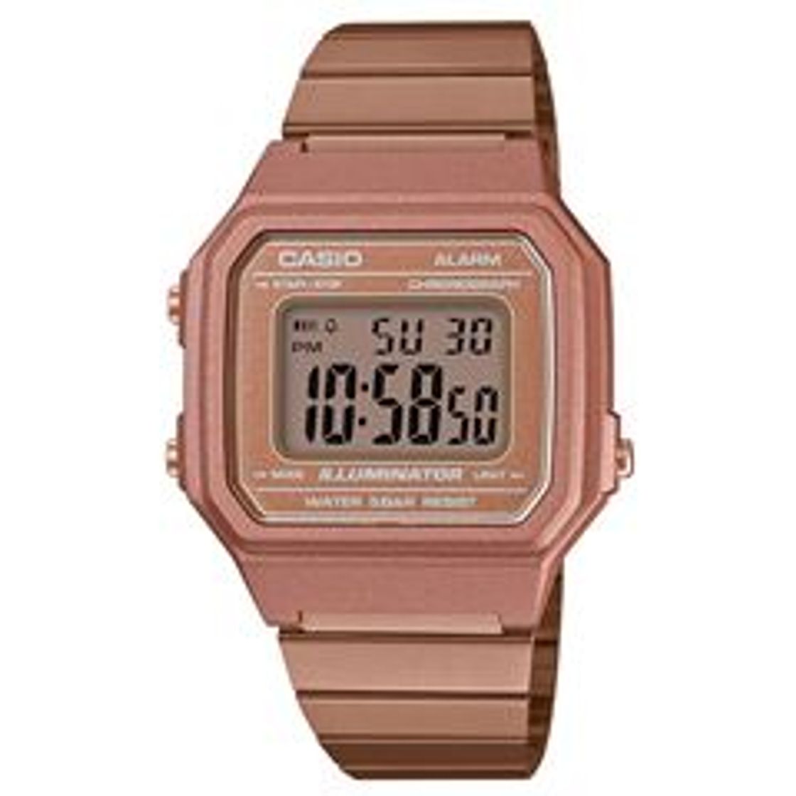 Moda Reloj Casio Unisex Vintage Rosa Para Dama