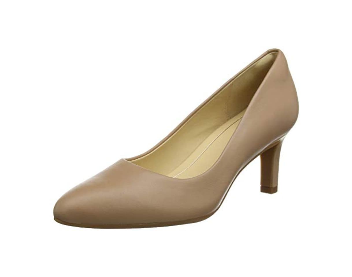 Moda Clarks Calla Rose Zapatos de Tacón Mujer, Beige