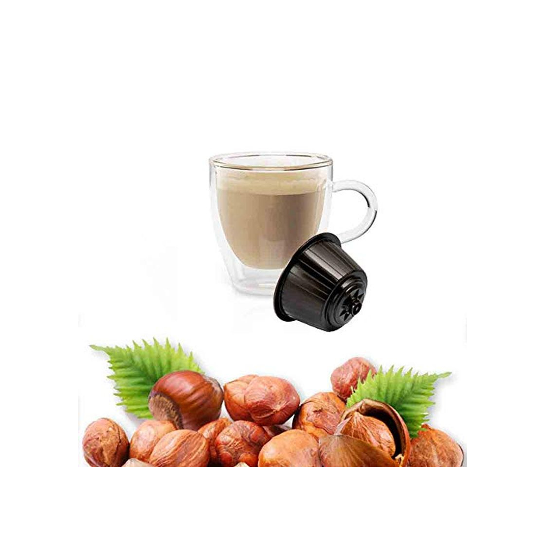 Producto 32 Capsulas Cappuccino Sabor Avellana Compatibles Nescafè Dolce Gusto