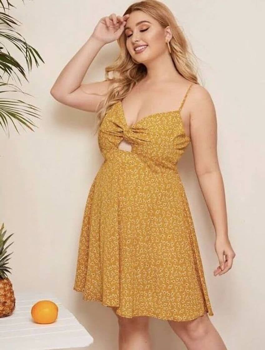 Moda Yellow floral sundress 