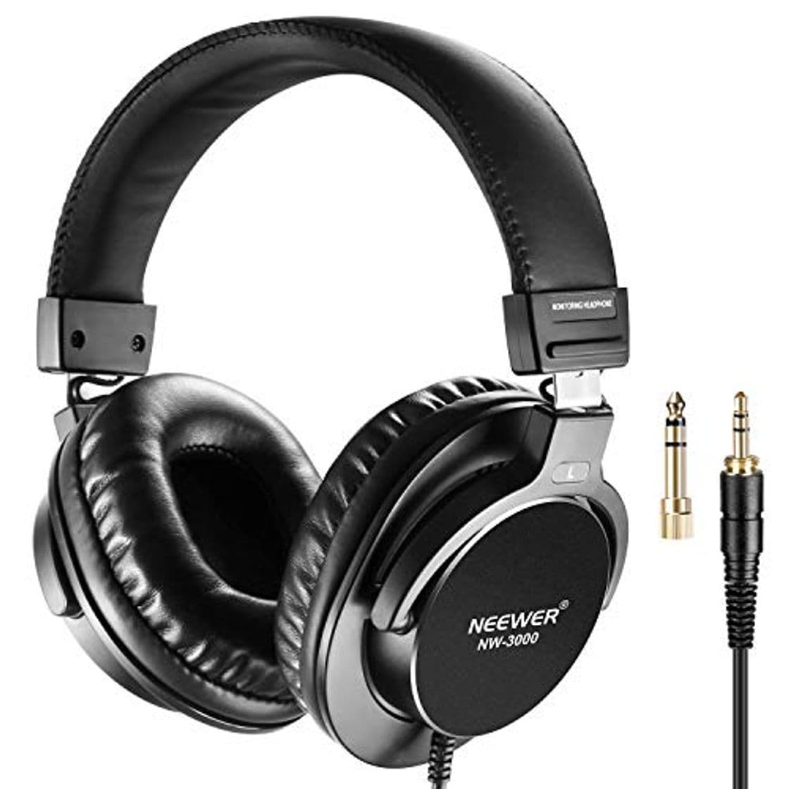 Product Neewer NW-3000 Auriculares de Estudio Monitor Auriculares Giratorios Dinámicos con 45mm Controlador