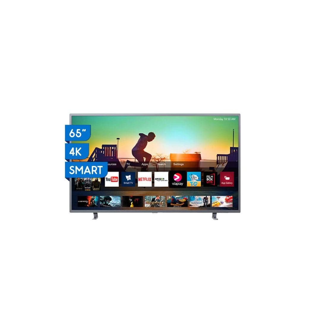 Product tv philips ambilight ultra hd 4k led smart 65" 65pud6703