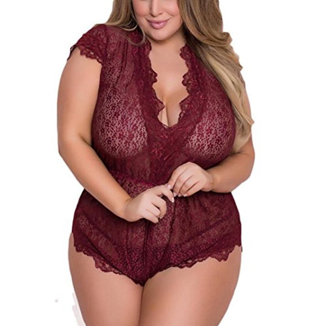 Moda Lenfesh Lencería Erotica Mujer Talla Grande, lencería Atractivo de Dormir erótica Ropa