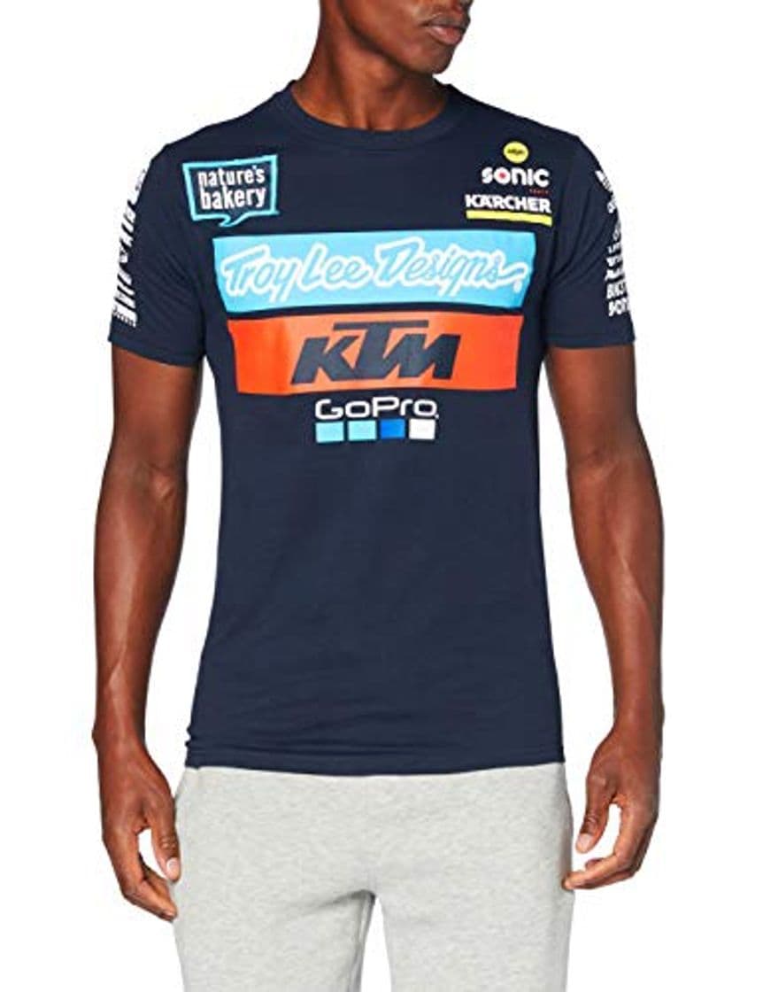 Fashion Troy Lee Designs Camiseta KTM Team Azuloscuro