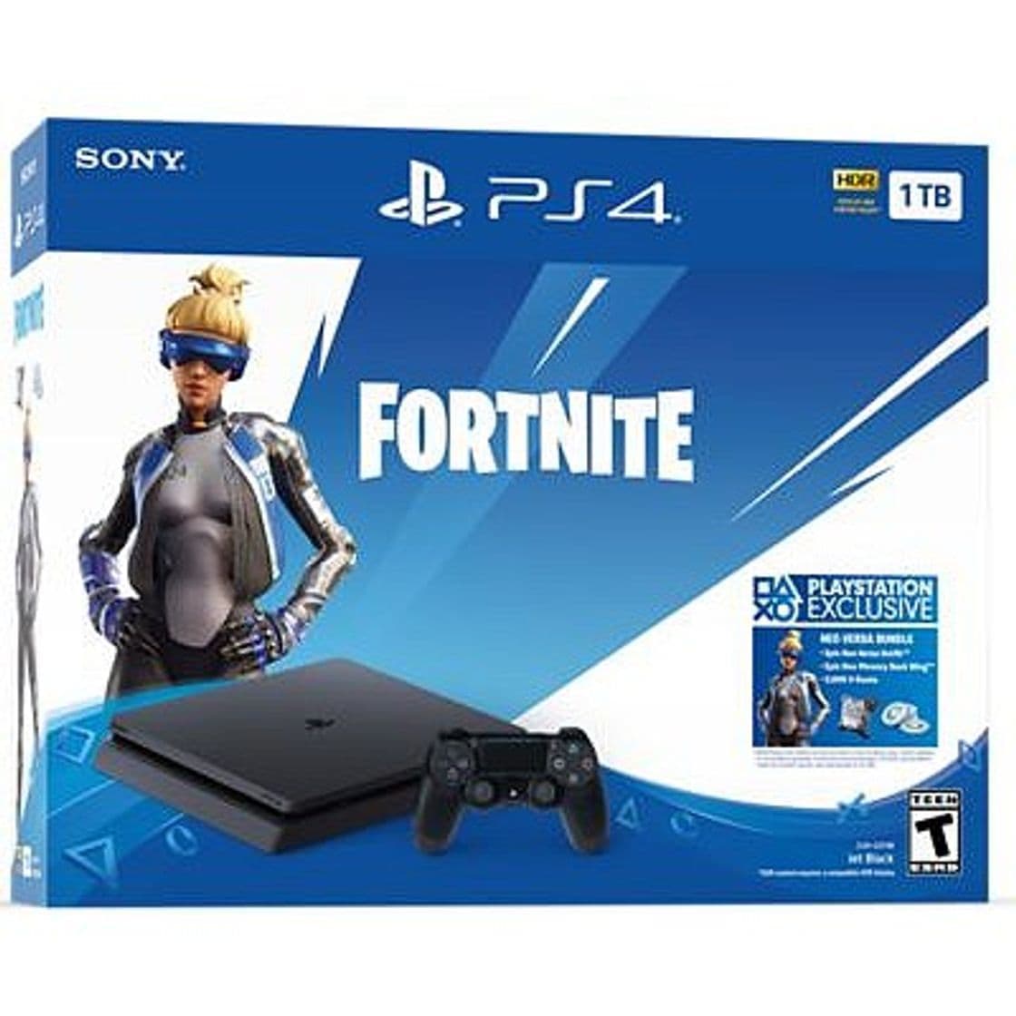 Electronic Sony - Consola PS4 Slim 500GB Black Fornite VCH(2019)