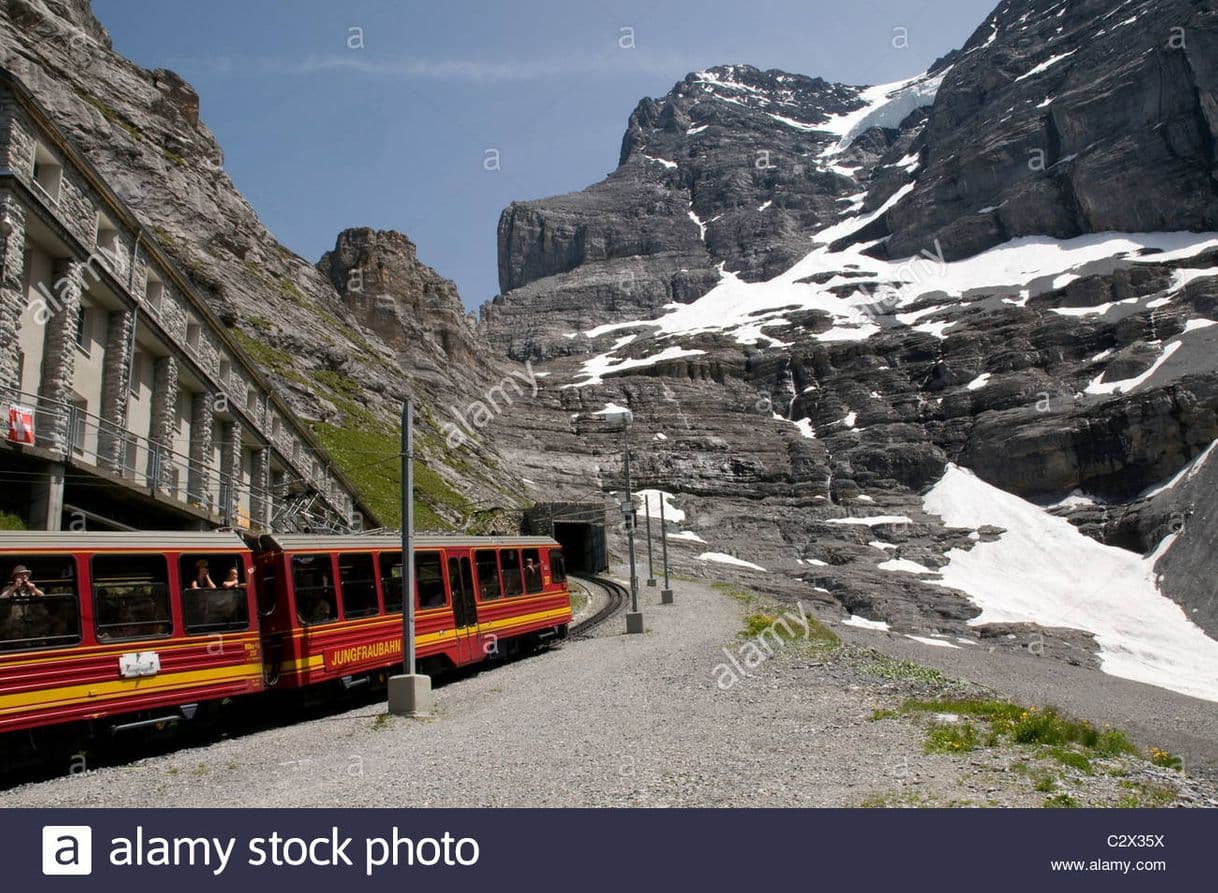 Place Jungfrau train tunell