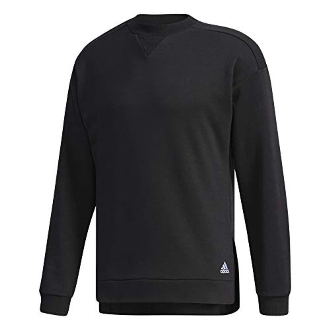 Moda adidas M BL SW Top - Camiseta, Hombre, Negro