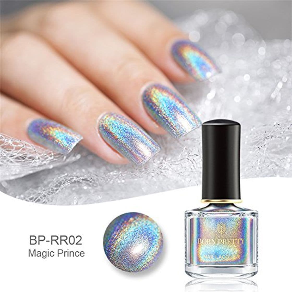 Product BORN PRETTY 6ml esmalte de uñas holográfico Holo Glitter Super Gloss Nail