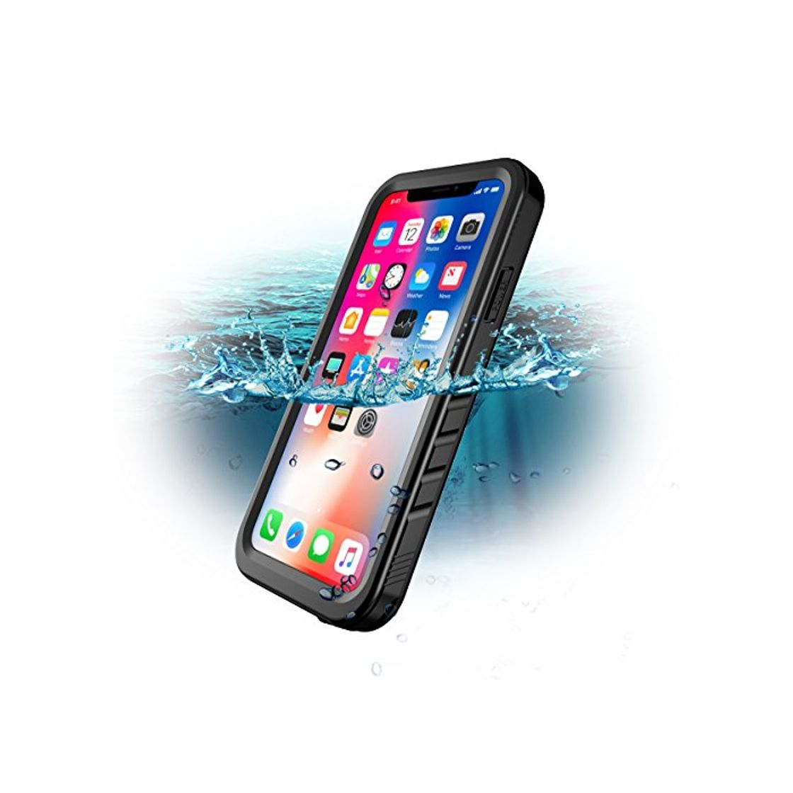 Electrónica Funda Impermeable iPhone X, SPORTLINK Waterproof IP 68 Apple iPhone XS Carcasa