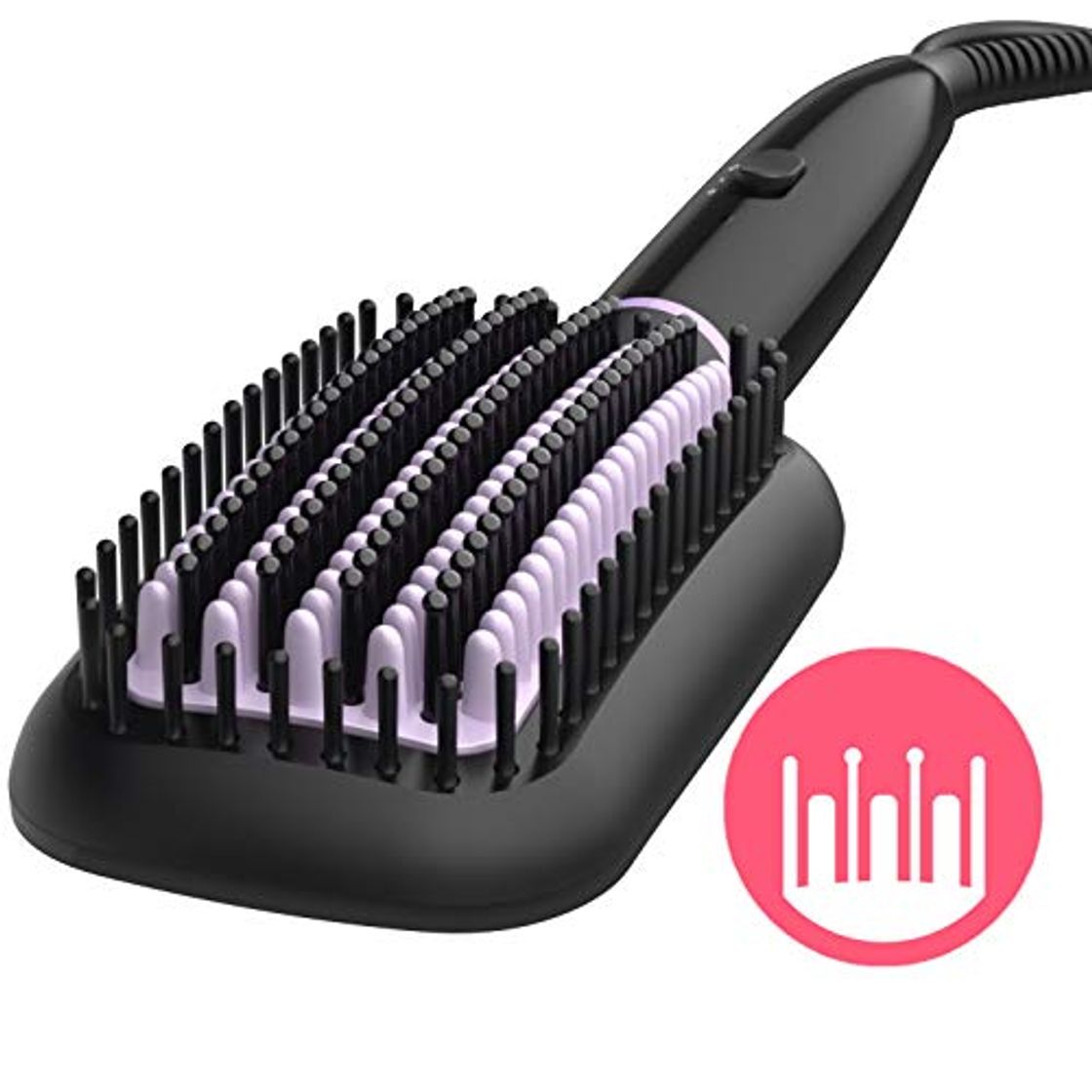 Belleza Philips BHH880/00 - Cepillo alisador de pelo, cerámico para alisar con calor,