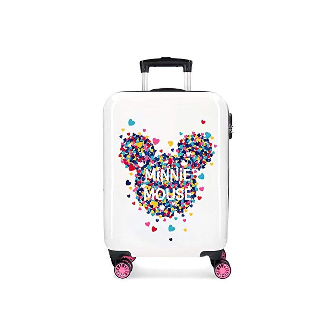 Product Maleta de cabina Minnie Magic corazones rígida 55cm