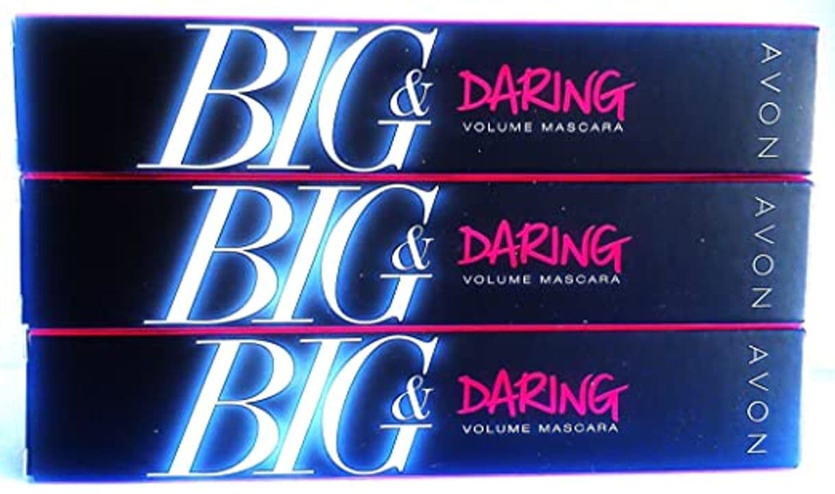 Beauty 3 x Avon Big & Daring Volumen Máscara Rímel Marrón Negro 10ml