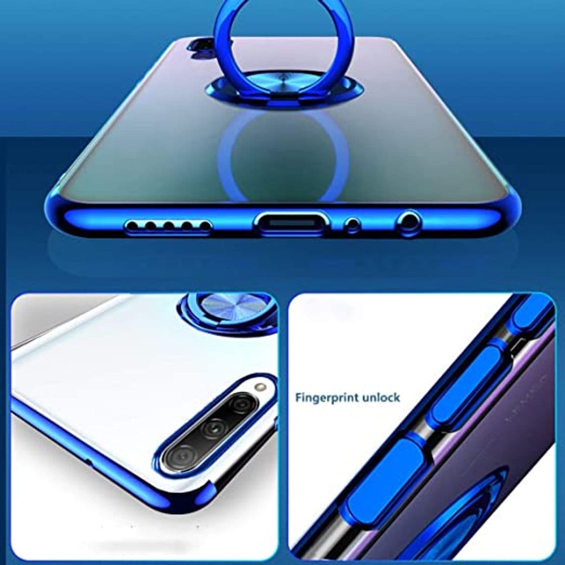 Producto Y9s / P Smart Pro Funda para Huawei, [con Soporte de Anillo