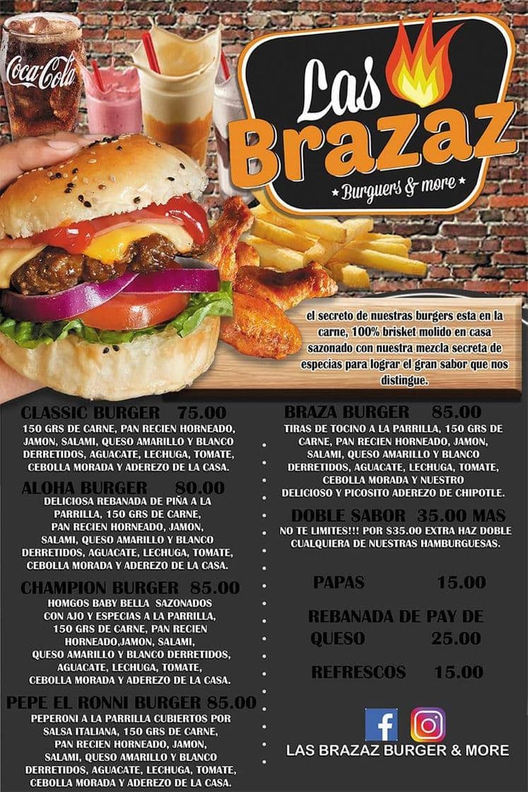 Restaurants Las Brazaz burgers and more