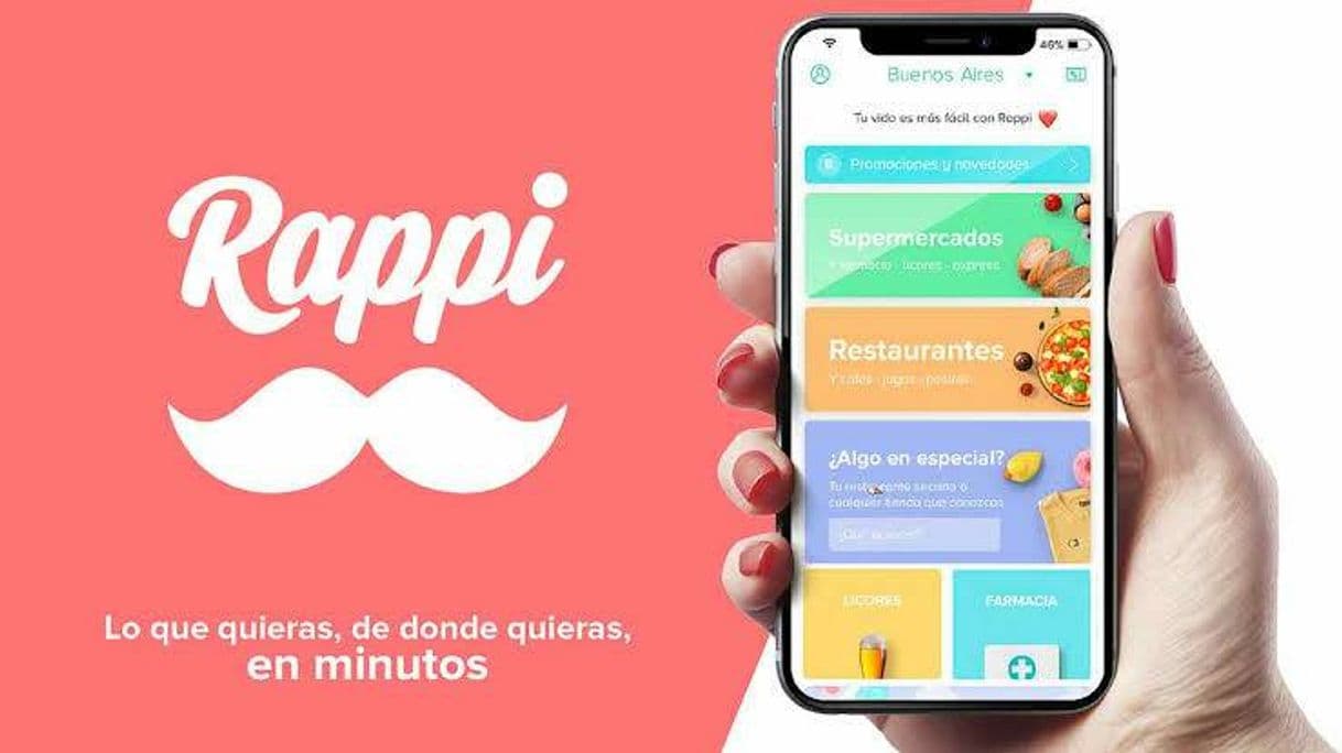 Moda Rappi: Delivery de comida