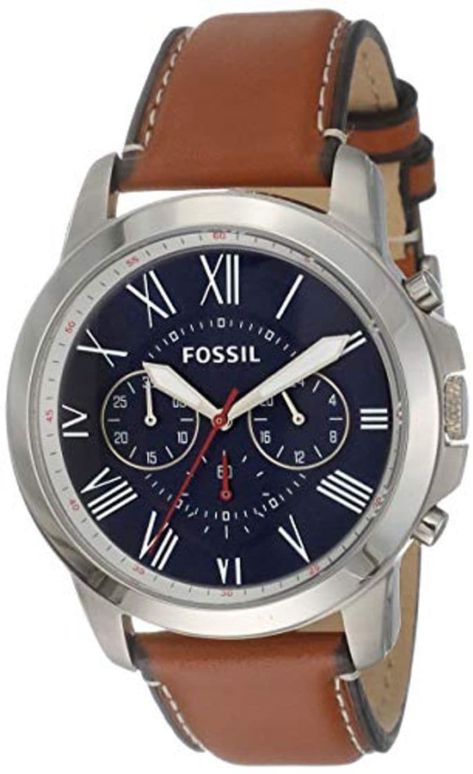 Product Fossil Reloj Cronógrafo para Hombre de Cuarzo con Correa en Piel FS5210