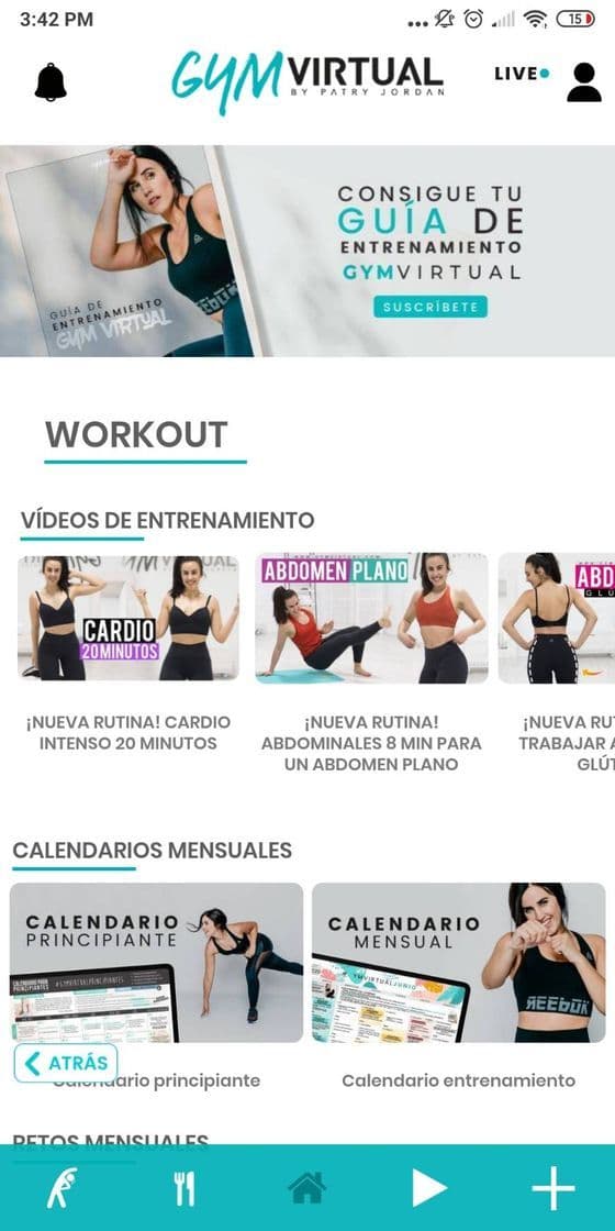 App gymvirtual