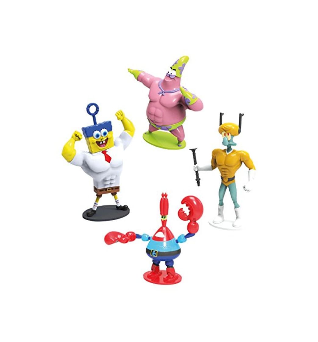 Product Simba - Set de 4 Figuras de la película Bob Esponja Fuera