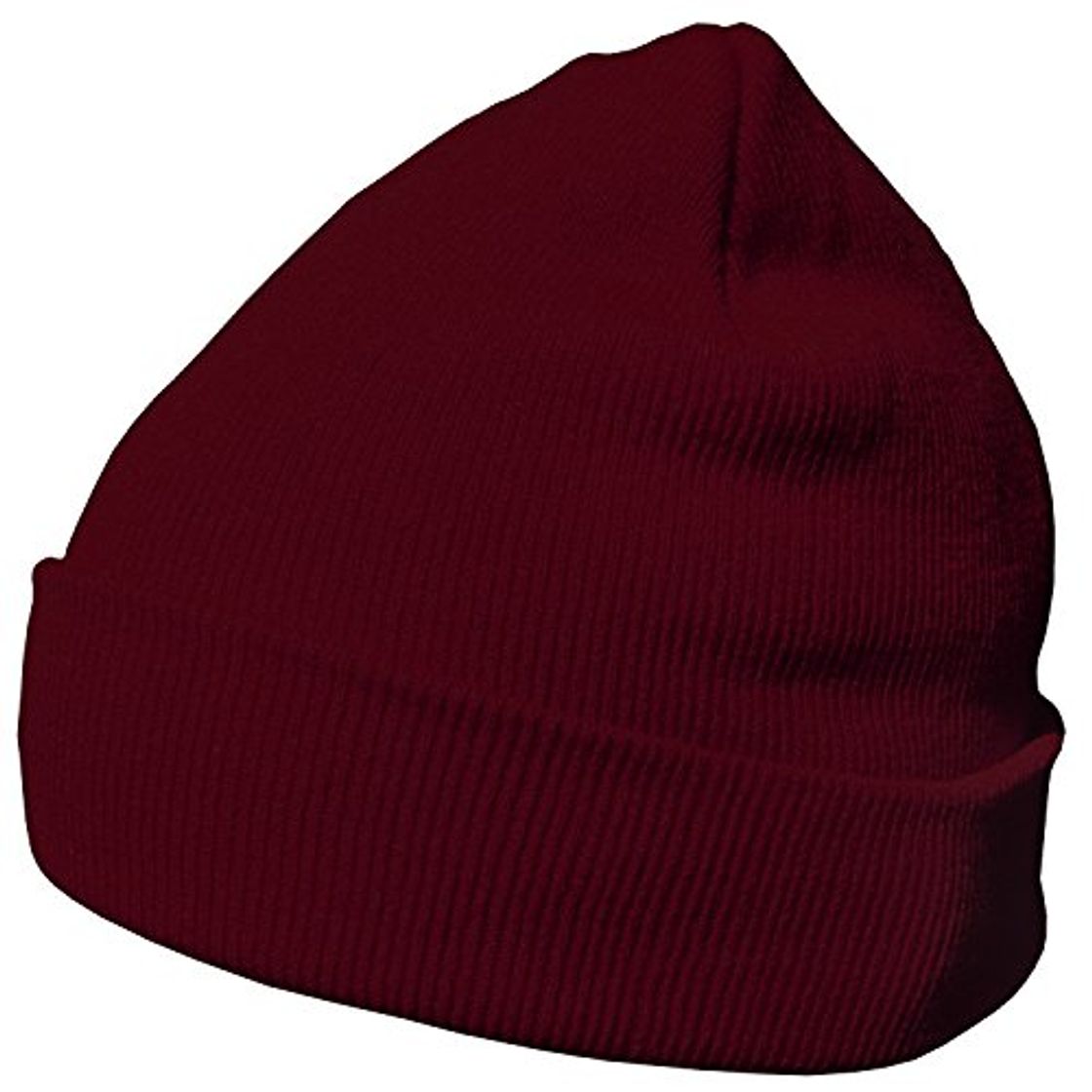 Fashion DonDon gorro de invierno gorro de abrigo diseño clásico moderno y suave Burdeos