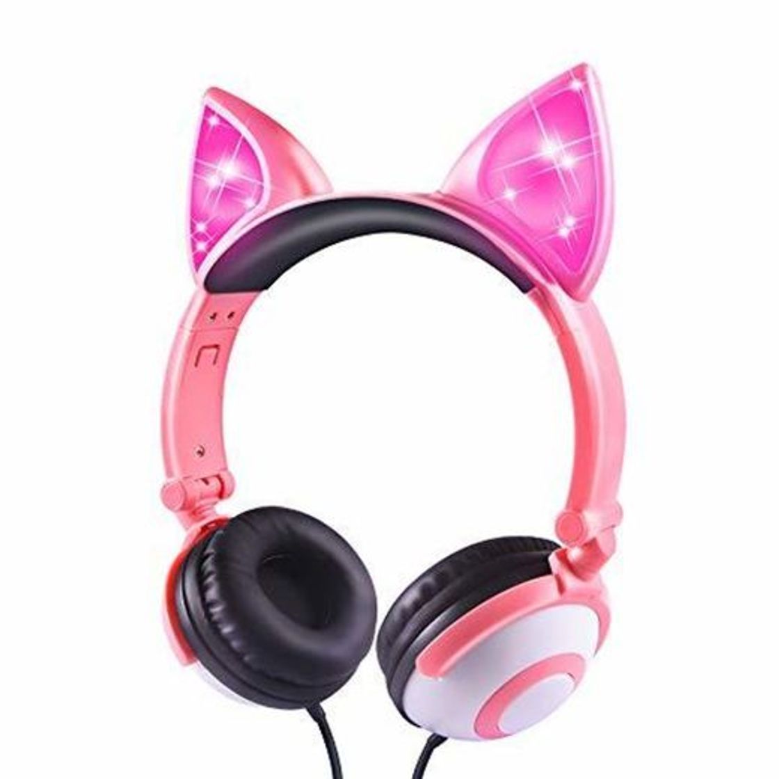 Product LOBKIN Auriculares para niños en la Oreja con Orejas de Gato Que