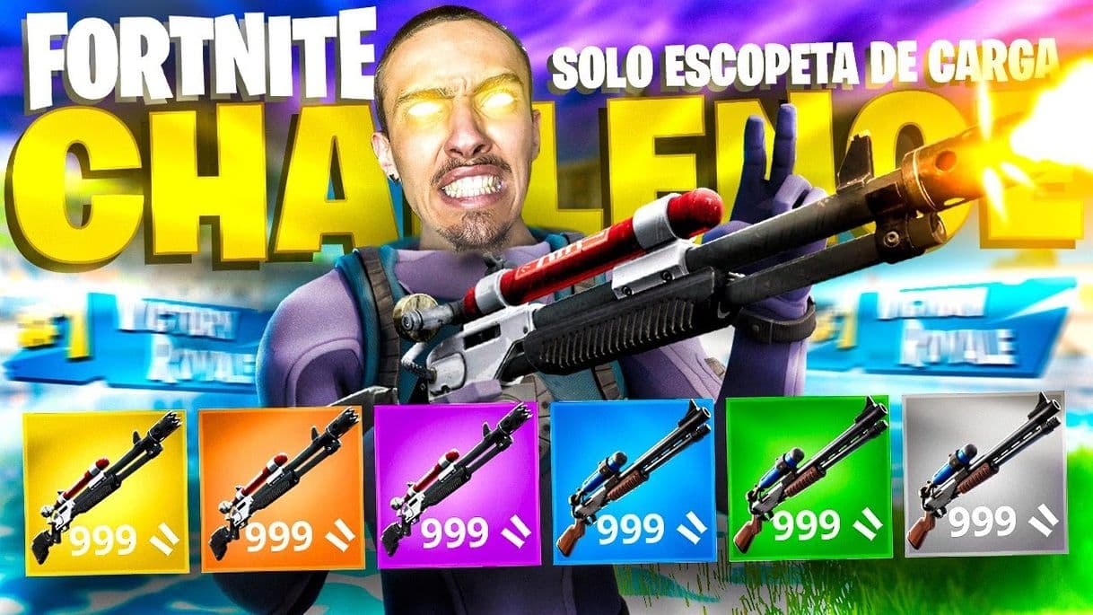 Moda FORTNITE pero solo puedo usar la ESCOPETA de CARGA ...