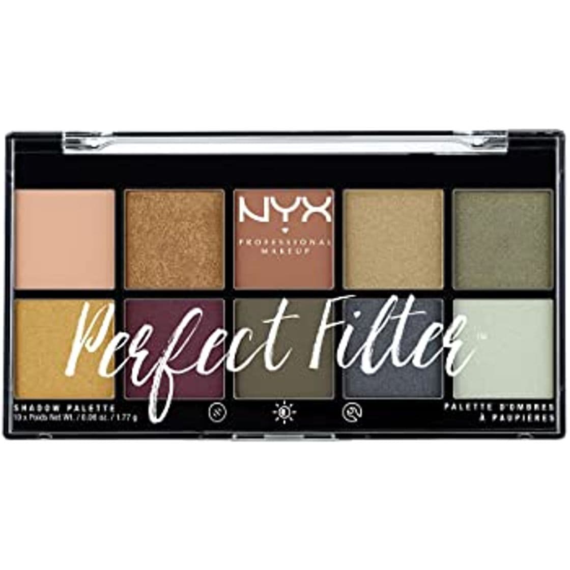 Product NYX Professional Makeup Paleta de sombras de ojos Perfect Filter Shadow Palette Tono  4  Gloomy Days Color Multicolor