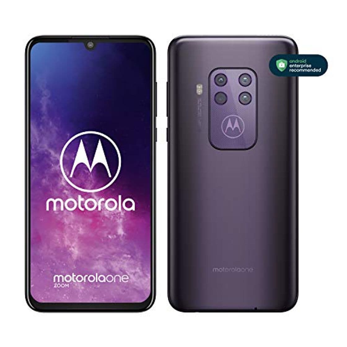 Producto Motorola One Zoom con Alexa Hands-Free (Pantalla 6,4” FHD+, Sistema de 4