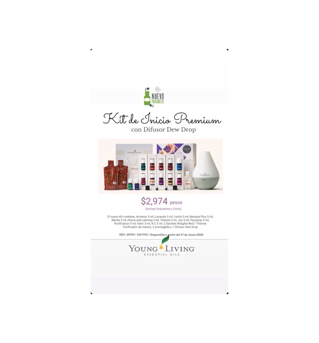 Producto Young Living Premium