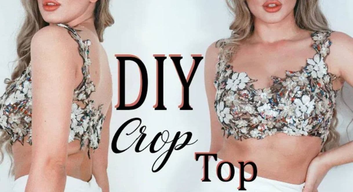 Fashion DIY crop top EASY ( NO! BASIC PATTERN USE ! )| 👗🤯