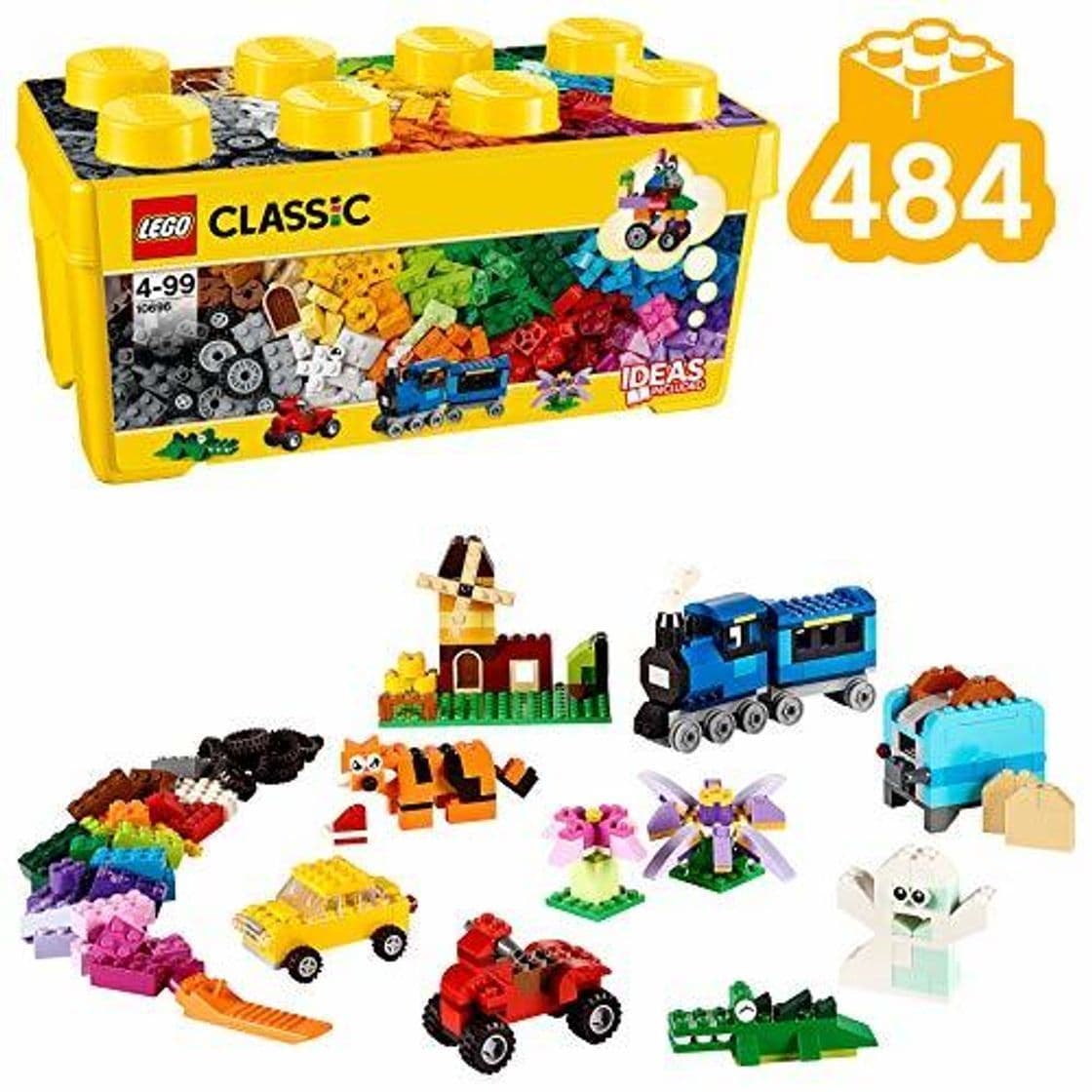 Producto LEGO Classic - Caja de Ladrillos Creativa Mediana, Juguete de Construcción