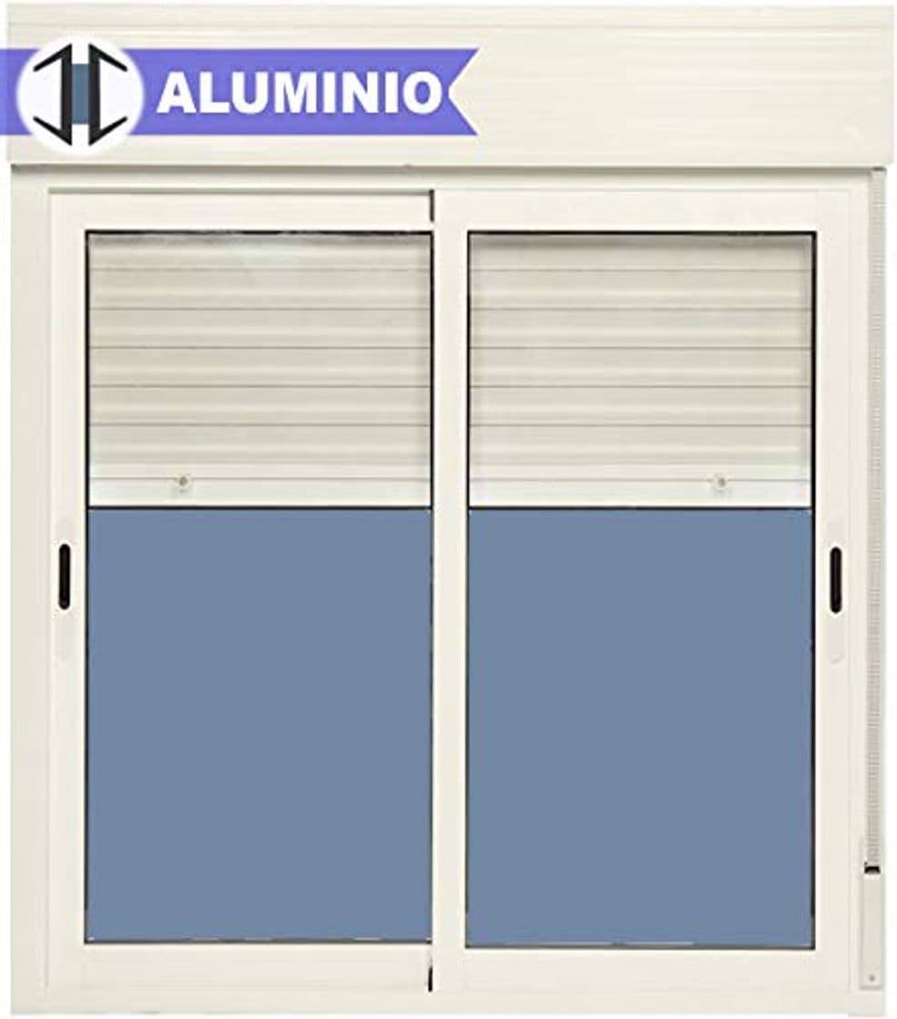 Lugar Ventana Aluminio Corredera Con Persiana PVC 1000 ancho × 1150 alto 2