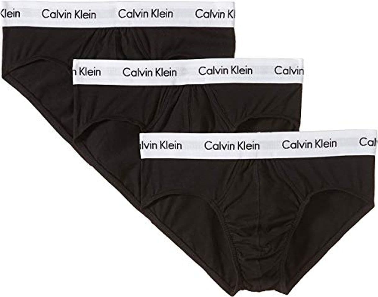 Fashion Calvin Klein 3P Hip Brief, Calzoncillos para Hombre