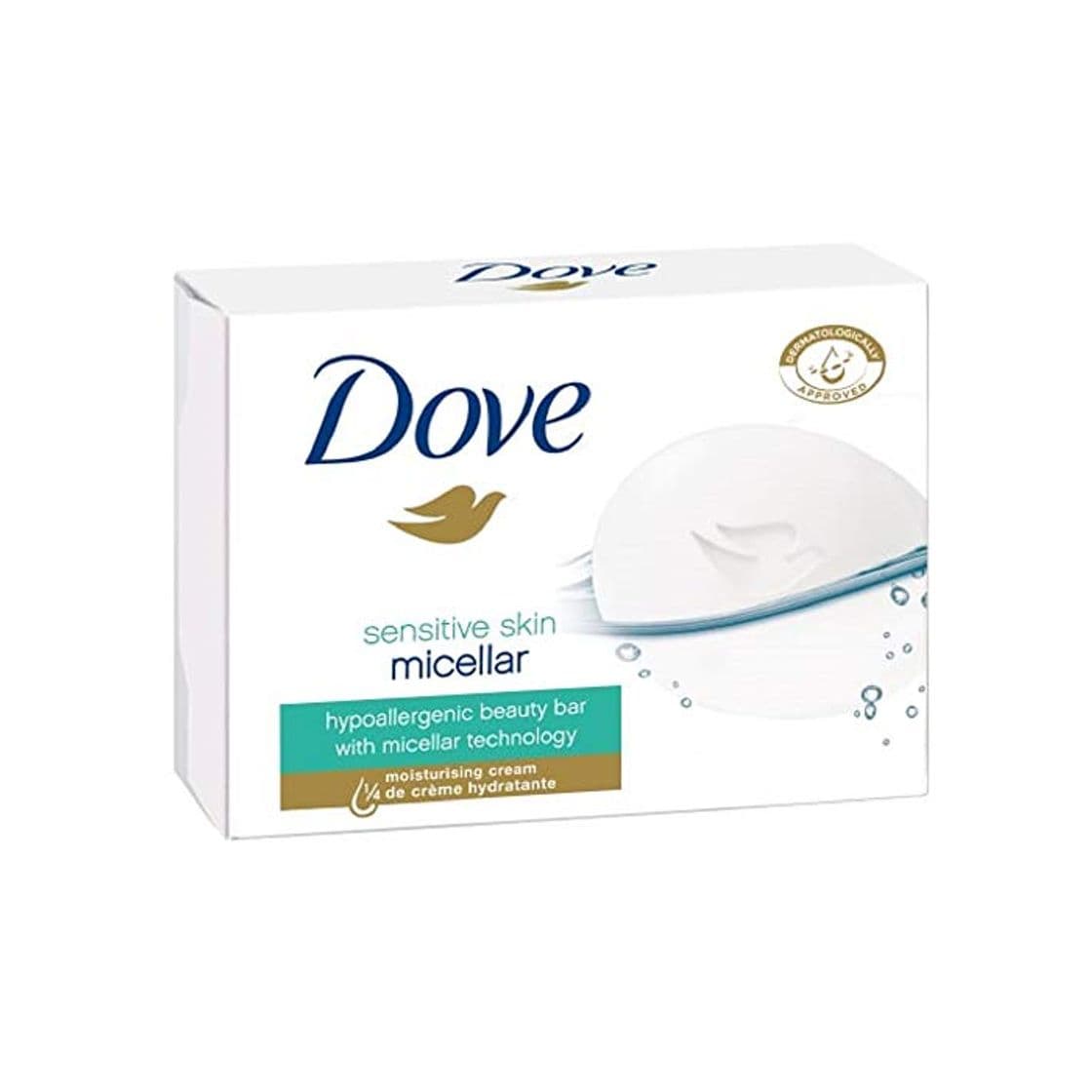 Producto 12 x Dove Bar Jabón Puro y delicado hipoalergénico